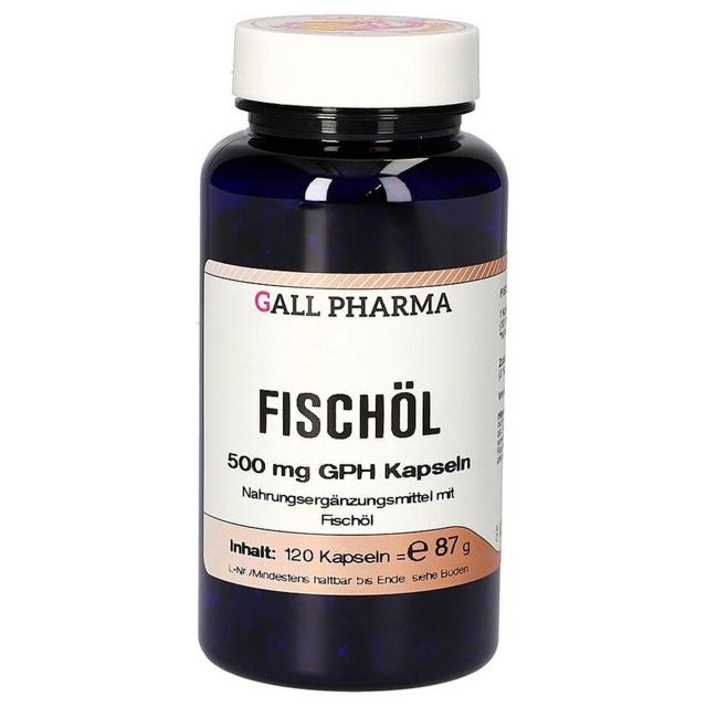 Fischöl 500 mg GPH Kapseln, 120 St Kapseln product image