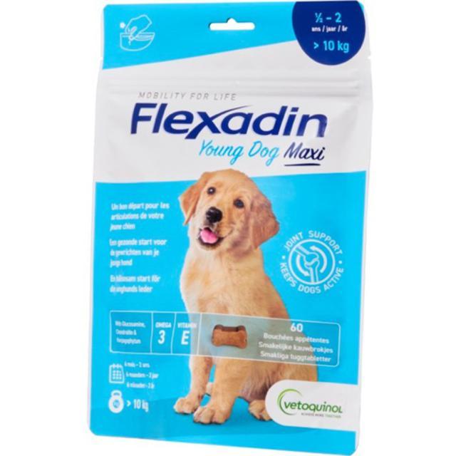 Flexadin Young Dog Maxi Tuggtabletter för hundar 60 st product image