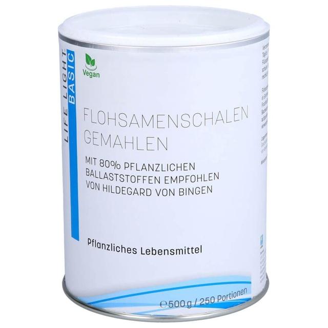 FLOHSAMENSCHALEN gemahlen Pulver 500 g Pulver product image