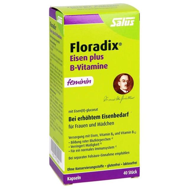 FLORADIX Eisen plus B-Vitamine Kapseln product image
