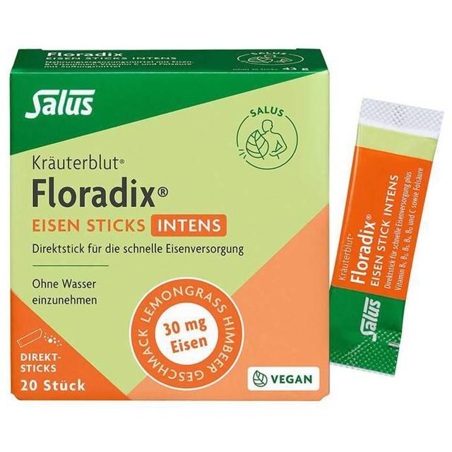 FLORADIX Eisen Sticks intens Pulver product image
