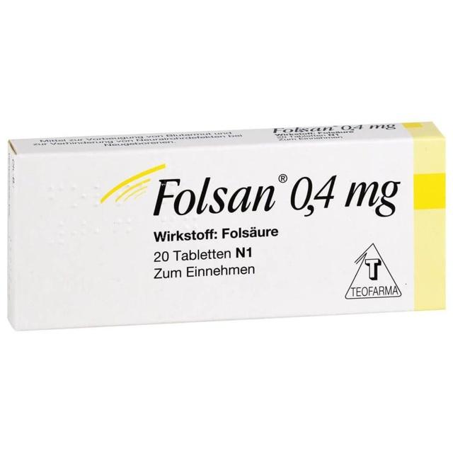 FOLSAN 0,4 mg Tabletten product image