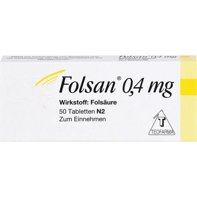 FOLSAN 0,4 mg Tabletten product image