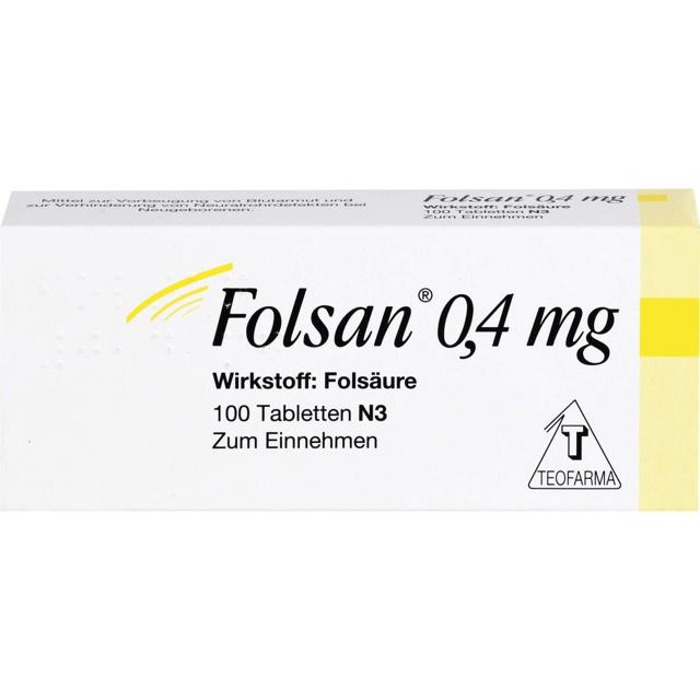 FOLSAN 0,4 mg Tabletten product image