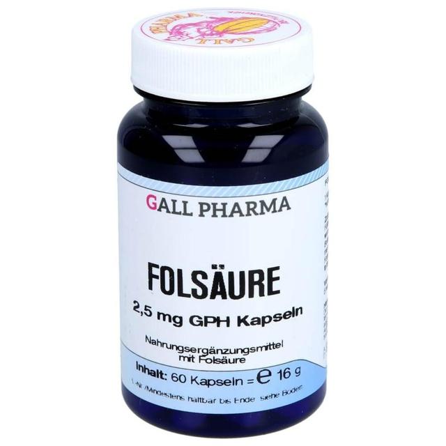 FOLSÄURE 2,5 mg GPH Kapseln product image