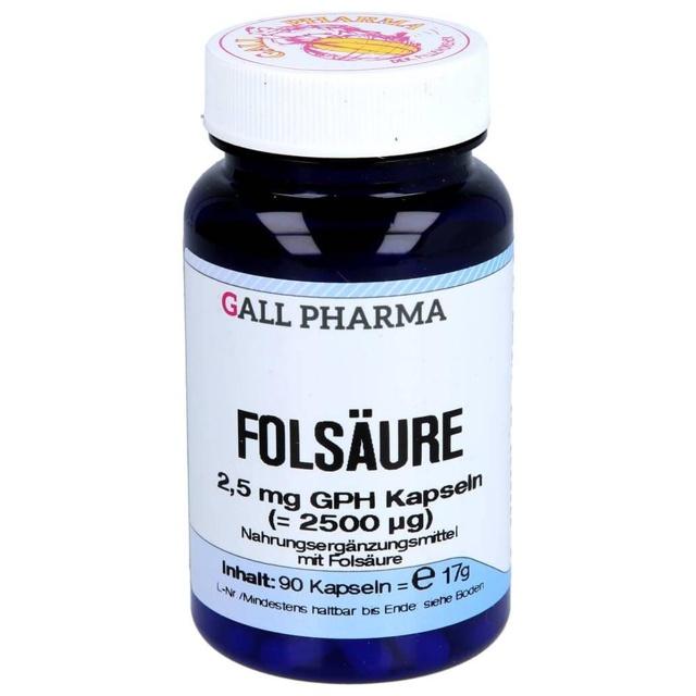 FOLSÄURE 2,5 mg GPH Kapseln product image