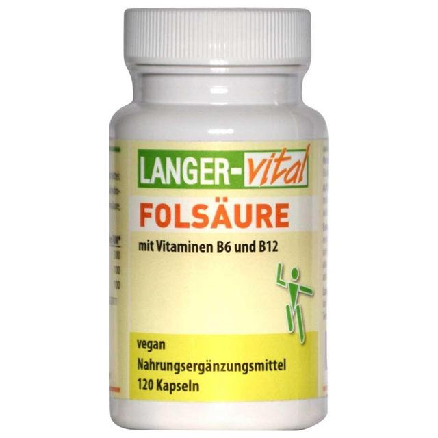 FOLSÄURE 600 μg B6 B12 Methylcobalamin Kapseln product image