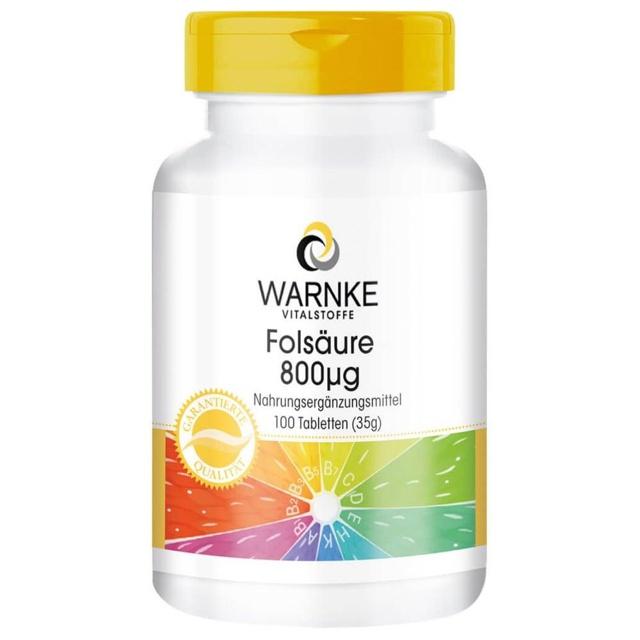 FOLSÄURE 800 Microgramm Tabletten 100 St Tabletten product image