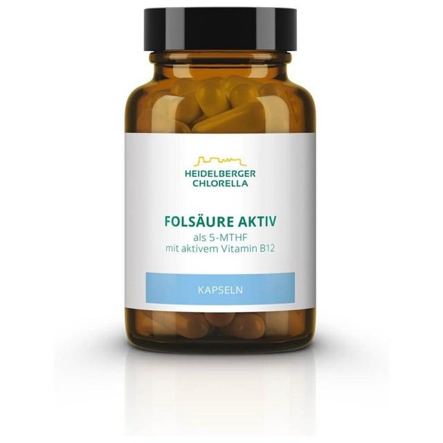 Folsäure Aktiv + Vitamin B12 Aktiv 60 St Kapseln product image