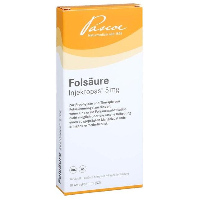 FOLSÄURE INJEKTOPAS 5 mg Injektionslösung product image