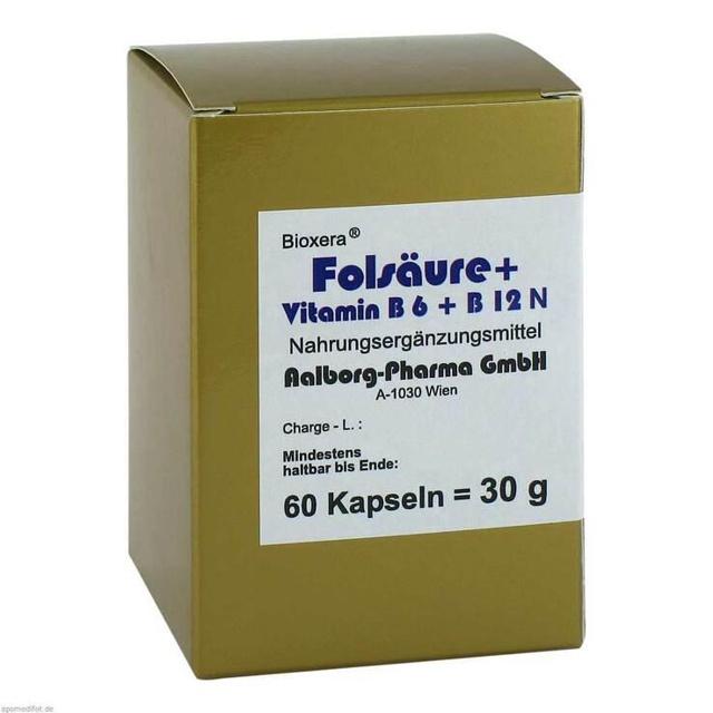 FOLSÄURE+VITAMIN B6+B12 Komplex N Kapseln product image