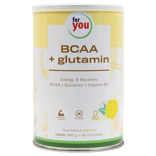 FOR YOU BCAA+glutamin Energy & Recovery Zitrone product image