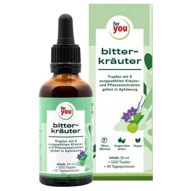 for you bitterkräuter Tropfen 50 ml Tropfen zum Einnehmen product image