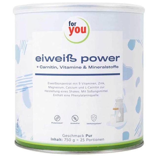 for you eiweiß power pur 750 g Pulver product image