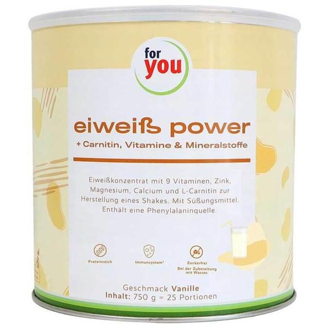 FOR YOU eiweiß power Vanille Pulver product image