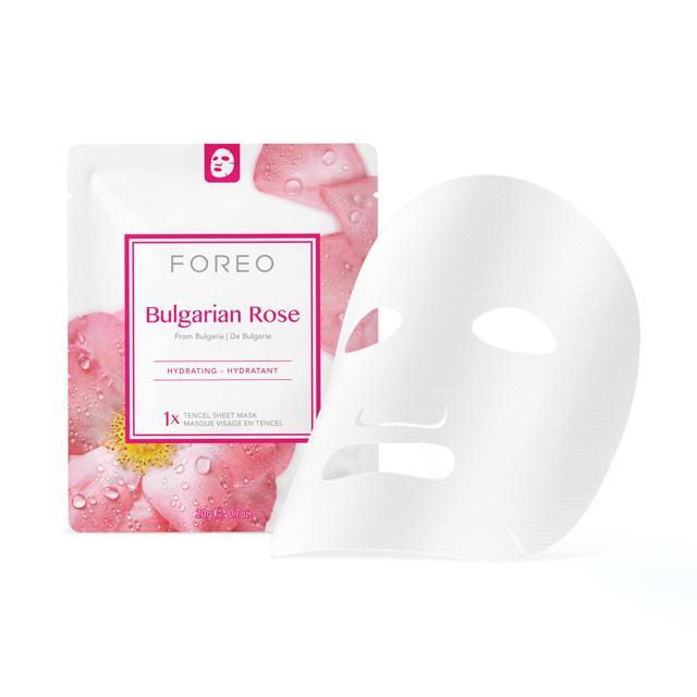 FOREO Farm to face Bulgarian Rose Sheet Mask Ansiktsmask, 3 st product image
