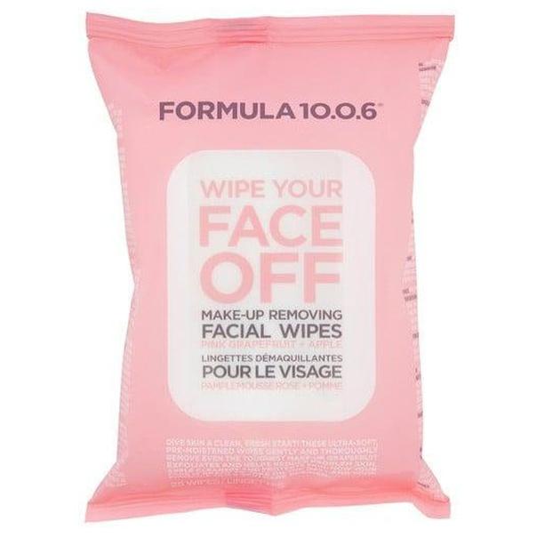 Formula 10.0.6 Wipe Your Face Off Make-Up Removing Facial Wipes 25 Pcs product image