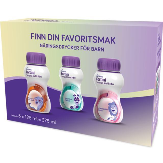 Fortini Compact Multi Fibre Startpaket, 3x125 ml product image