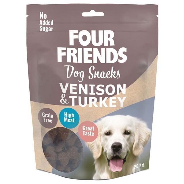 FourFriends Dog Snacks Venison & Turkey 200 g product image