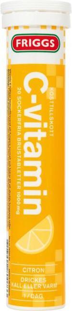 Friggs C-vitamin Citron 20 brustabletter product image