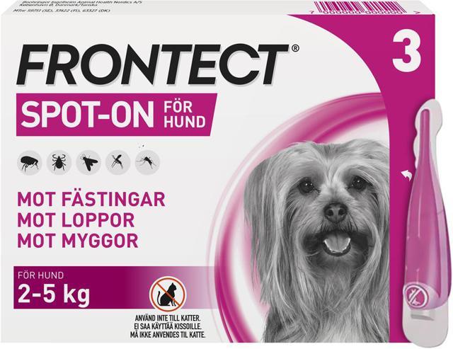 Frontect 2-5 kg, spot-on, lösning, 3 X 0,5 ml product image