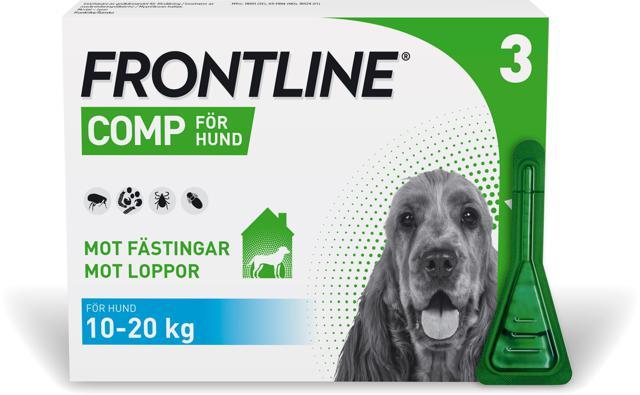 Frontline Comp, spot-on, lösning 134 mg/120,6 mg 3 x 1,34 ml product image