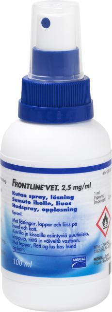 Frontline Vet. Kutan spray 2,5 mg/ml 100 ml product image