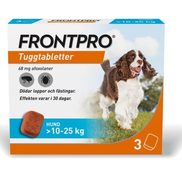 Frontpro för hund >10-25 kg, tuggtablett 68 mg, 3 st product image