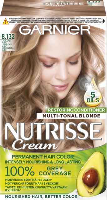 Garnier Nutrisse Cream 8.132 Nude Medium Blonde product image