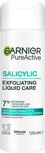 Garnier PureActive Salicylic Exfoliating Liquid Care 120ml product image