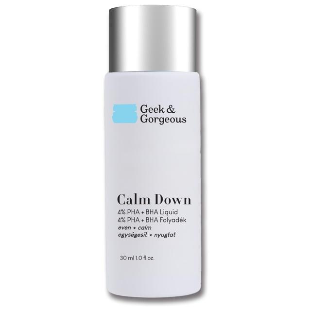 Geek & Gorgeous Calm Down 4% PHA + BHA Liquid 30 ml product image