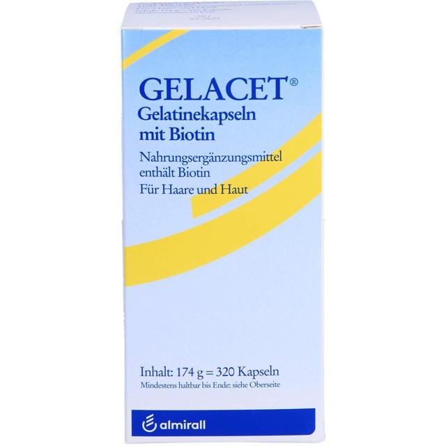 GELACET Gelatinekapseln mit Biotin product image