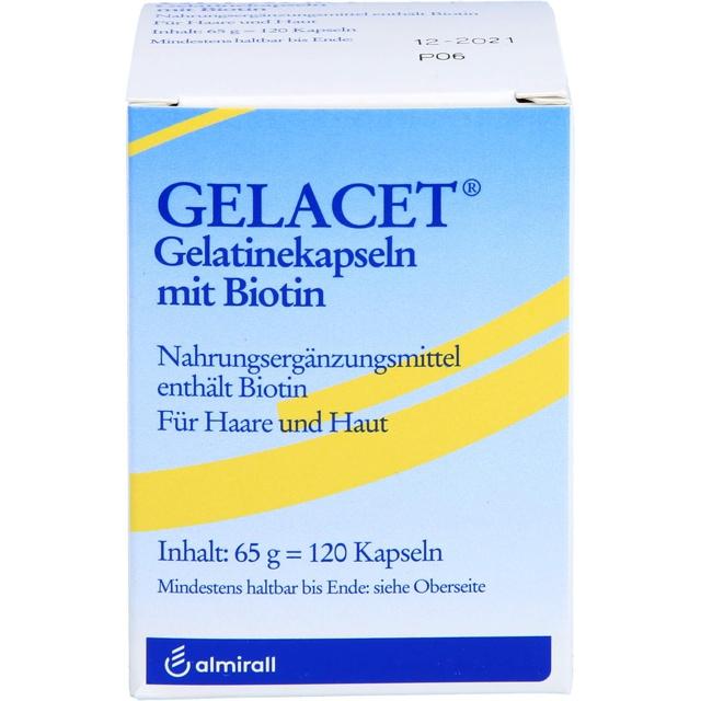 GELACET Gelatinekapseln mit Biotin product image