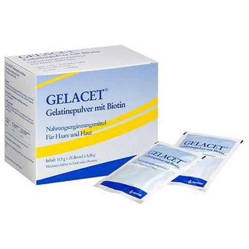 Gelacet Nahrungsergänzungsmittel mit Biotin 21 St Pulver product image