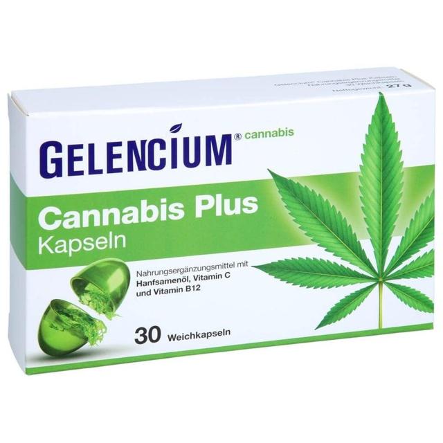 GELENCIUM Cannabis Plus Kapseln mit Vitamin B12 product image
