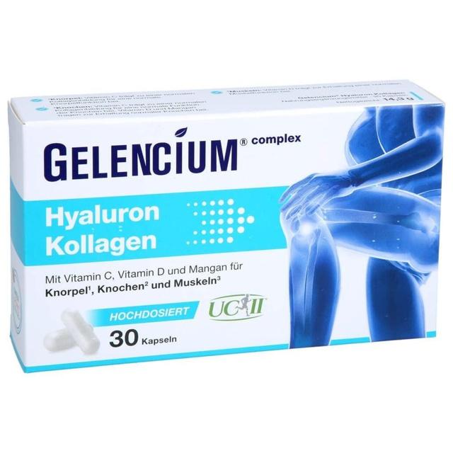 GELENCIUM Hyaluron Kollagen 30 St Kapseln product image