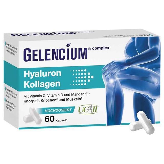 GELENCIUM Hyaluron Kollagen 60 St Kapseln product image