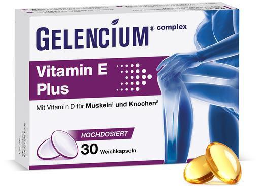 GELENCIUM Vitamin E Plus hochdos.m.Vit.D Weichkps. product image