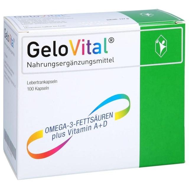GELOVITAL Nahrungsergänzungsmittel Lebertran Kaps. product image