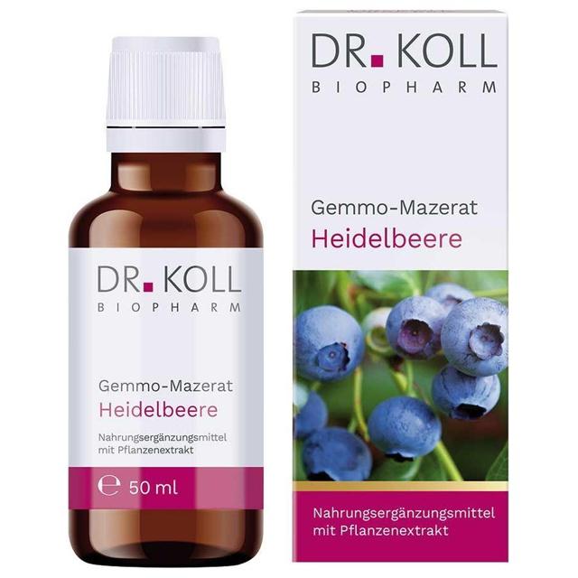 Gemmo-Mazerat Heidelbeere Dr. Koll Vaccinium Myrtillus Tropfen, 50 ml Tropfen product image