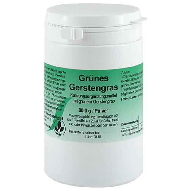 Gerstengras Pulver, 80 g Pulver product image