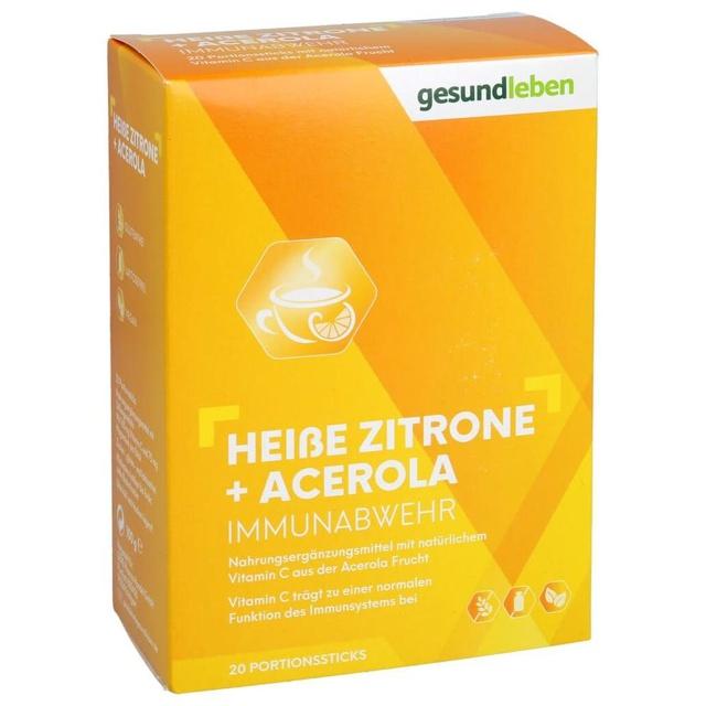 GESUND LEBEN heiße Zitrone+Acerola Pulver product image
