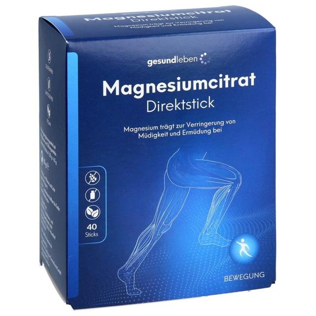 GESUND LEBEN Magnesiumcitrat Direktstick Pulver product image