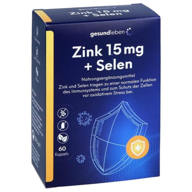 GESUND LEBEN Zink 15 mg+Selen Kapseln product image