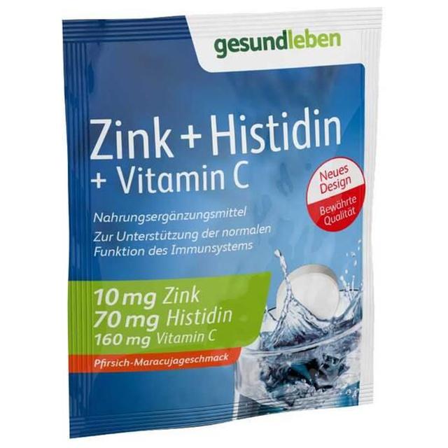 Gesund Leben Zink + Histidin + Vitamin C Brausetabletten, 150 St Brausetabletten product image