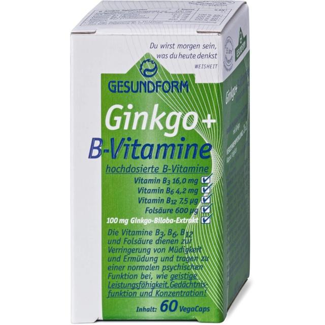 GESUNDFORM Ginkgo-agil 100 mg Kapseln product image