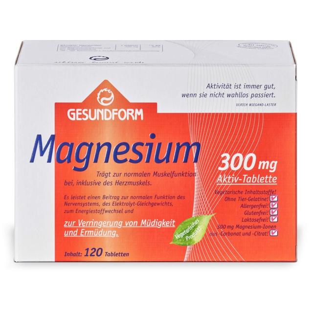 GESUNDFORM Magnesium 300 Filmtabletten product image