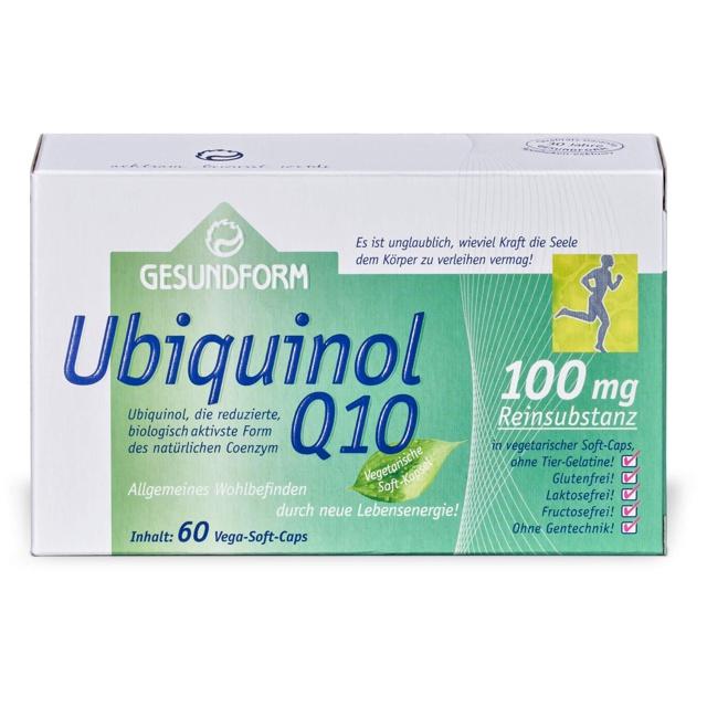 GESUNDFORM Ubiquinol Q10 100 mg Vega-Soft-Caps product image