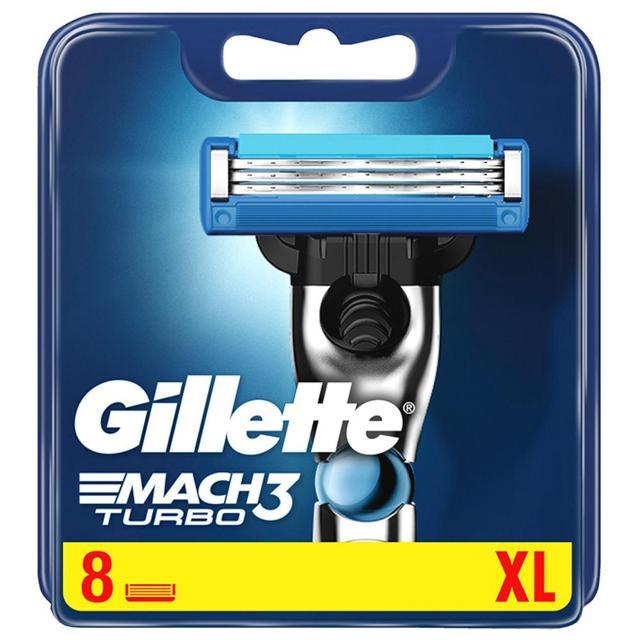 Gillette Mach3 Turbo Rakblad 8 st product image