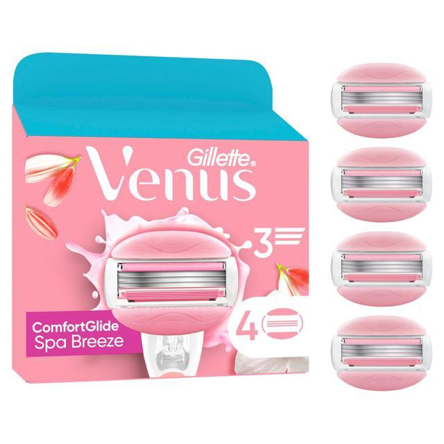 Gillette Venus Comfortglide Spa Breeze Refillblad, 4 st product image